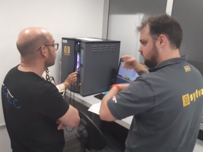 Medición de ejes Instalación máquina de medición Sylvac Scan 25T en MECTEC