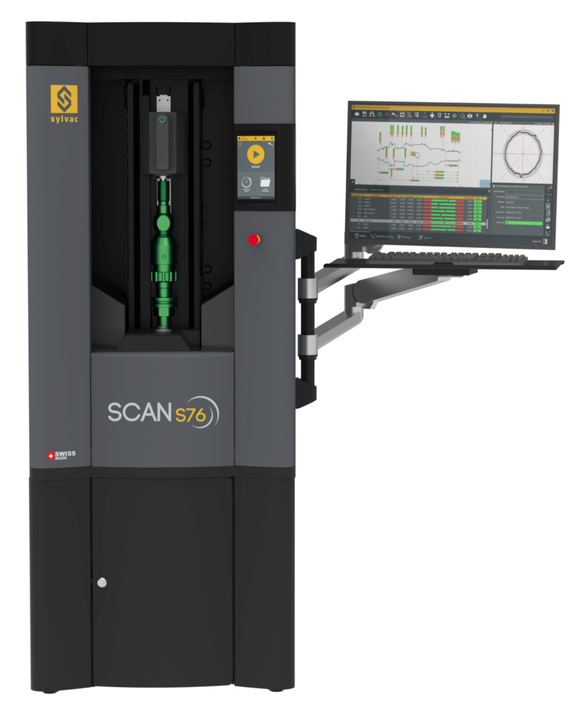 Sylvac-SCAN S76, máquina de medición óptica sin contacto para piezas de decoletaje hasta Ø76 mm