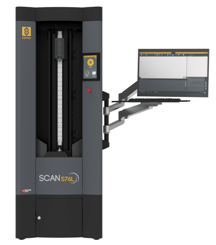 Sylvac-SCAN S76L, máquina de medición óptica para piezas de hasta 700 mm de longitud