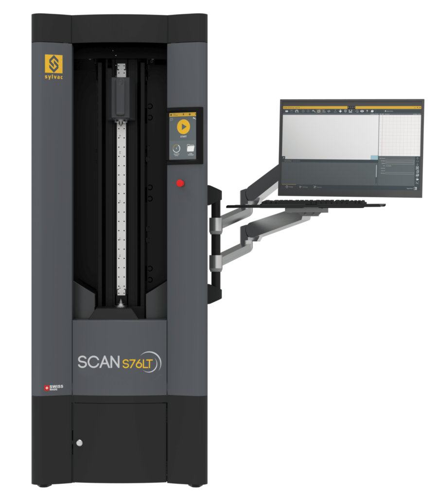 Sylvac-SCAN S76LT, medición óptica de roscas complejas en piezas de hasta 700 mm
