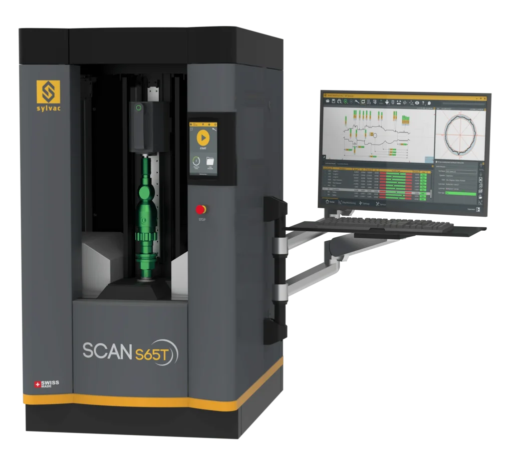 Sylvac Scan S65T, máquina de medición óptica de roscas sin cabina, con software Reflex Scan